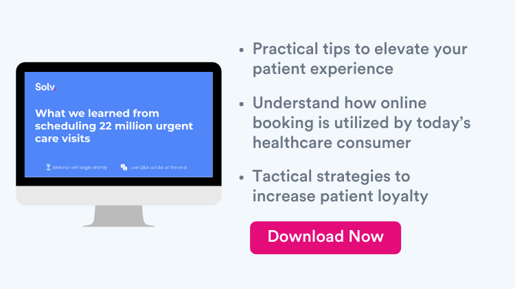 what we learned from scheduling 22 million urgent care visits webinar solv